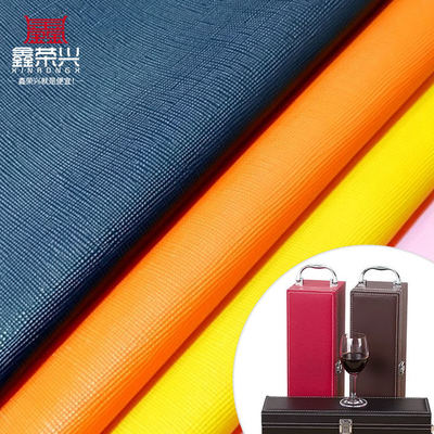 PVC Kreuzkörner künstliches synthetisches Leder für Brieftasche Verpackungskasse Schuhe Notebook Ledergewebe