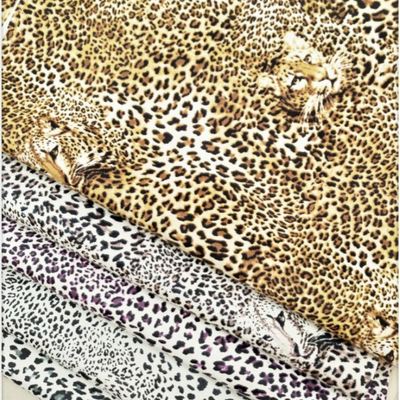 Großhandel PVC Leopard bedrucktes synthetisches Kunstleder für Tasche, Notizbuch, Handyhülle, Tischmatte, Kunstlederstoff
