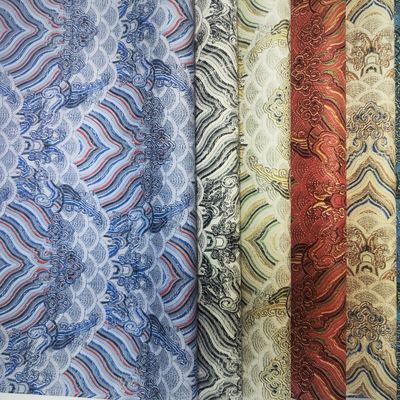 Synthetisches PVC Makramee bedrucktes Kunstleder Stoff Film Stil für Tasche Notizbuch Handyhülle Dekorativ & Bastelnutzung für Sofa Gut