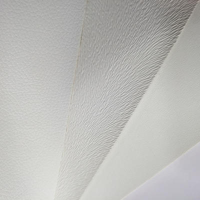 PVC Weiß Geprägter Digitaldruck Synthetisches Kunstleder für Tasche Notizbuch Handyhülle Tischset Kunstleder Stoff