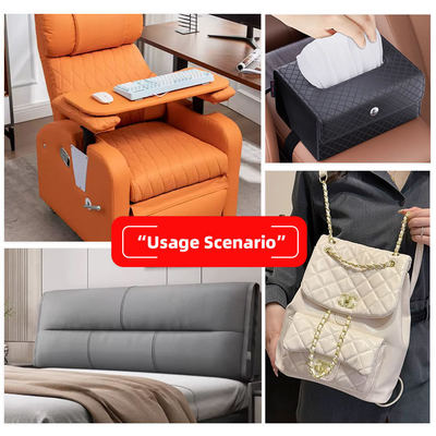 PVC 3mm Schwammstrukturiertes Kunstleder, kratzfest, wasserdicht, weicher Möbelbezug für Sofas, Massagesessel, Autositze