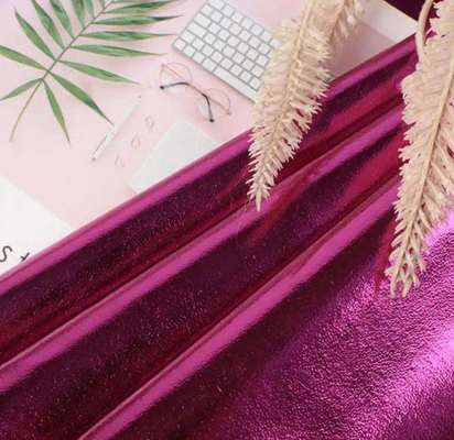 Metallfilm PU R61 Schafkorn Kunstleder Kleidung Geldbörse Box Schuhe Tasche Notizbuch Kunstleder Stoff