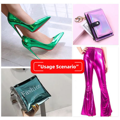 Metallfilm PU R61 Schafkorn Kunstleder Kleidung Geldbörse Box Schuhe Tasche Notizbuch Kunstleder Stoff