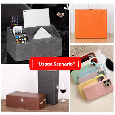 Großhandel PVC Falsches Leder Brieftasche Schuhen Notizbuch Litchi Tier Gewebtes Kreuzmuster Kunstleder Stoff