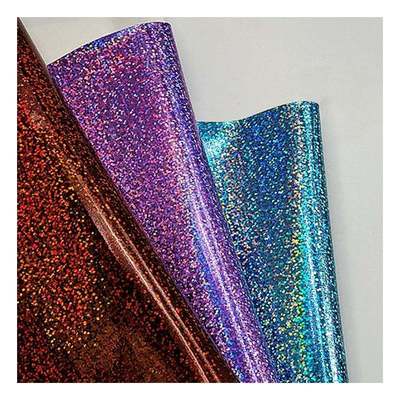 Pu Holographische Spiegel Leder Großglas Muster Korn Spiegel synthetische künstliche Fälschung Schuhe Vanity Case Handtasche Leder Stoff