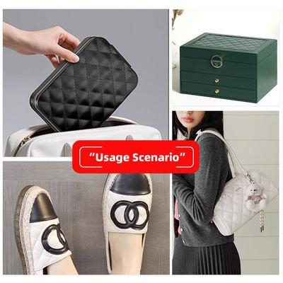 1,8 mm dickes PVC-Stickerei-geprägtes Streifenmuster Kunstleder wasserdichte Tasche Tischmatte Schuhe Geldbörse Dekor Gürtel Sofa