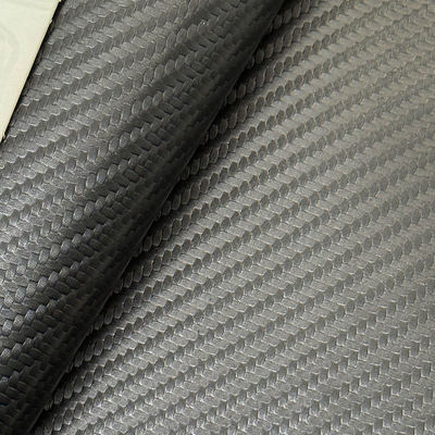 1,1 mm dickes Carbonfaser-PVC-Synthetikleder, geprägtes Kunstledermaterial für Polsterung, Auto, Rucksack, Geldbörse, Tasche, Gürtel, Sofa