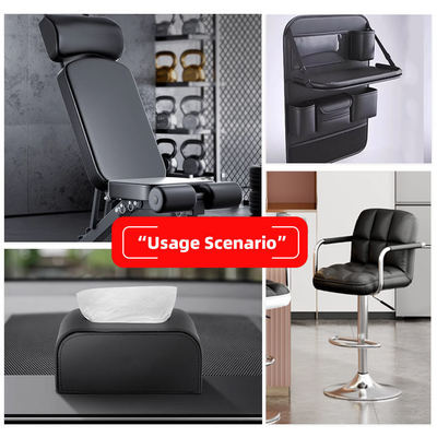 PVC-Matte Gewebte Kornmuster Kunstleder Stuhl Sofa Schuhe Auto Fußmatte Falsches Leder