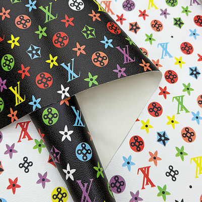 Wasserdichtes bedrucktes PVC-Kunstleder für Taschen und Bastelarbeiten