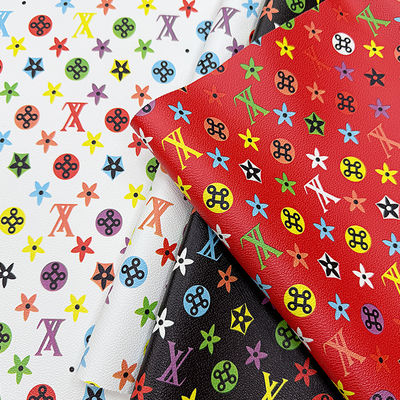 Wasserdichtes bedrucktes PVC-Kunstleder für Taschen und Bastelarbeiten