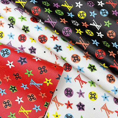 Wasserdichtes bedrucktes PVC-Kunstleder für Taschen und Bastelarbeiten