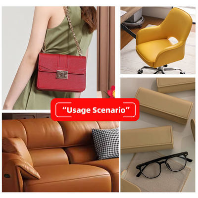 PVC-Breiledergewebe mit einer Dicke von 0,6 mm für Möbel und Autopolsterung