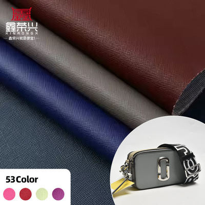 PVC Saffiano Kreuzmuster Kunstleder für Möbel 54" breit