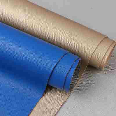 PVC Saffiano Kreuzmuster Kunstleder für Möbel 54" breit