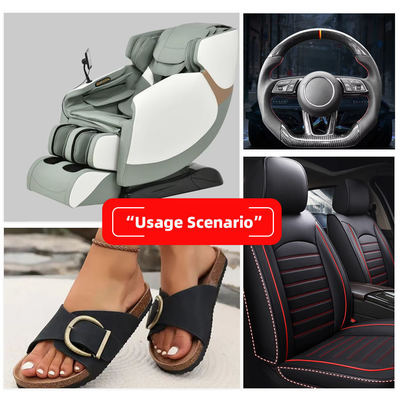 PVC-Leder für Autositzdeckel Abrasionsbeständig Wasserdicht 0,8 mm