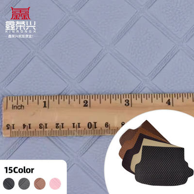 PVC Rhombus Litschi geprägter Stil Kunstleder für Auto Fuß Auto Sitze Sofa Dekor Tasche Kunstleder Stoff