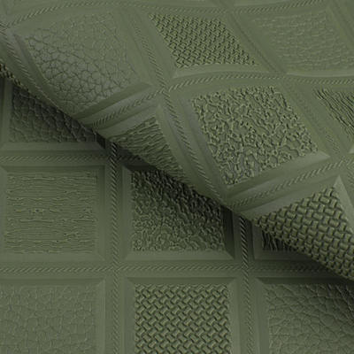 PVC Anti-Rutsch-Rautenmuster Geprägtes Kunstleder für Auto Fußmatten, Autositze, Sofa, Dekoration, Tasche, Kunstleder