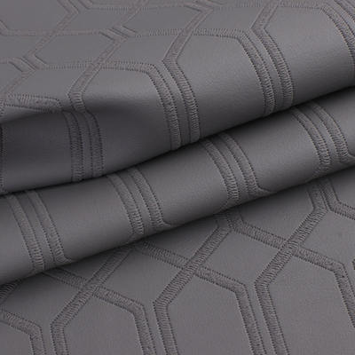 PVC-Imitation Stickerei Sechseck Kunstleder Kunstleder für Auto Fuß Auto Sitze Sofa Dekor Tasche Kunstleder Stoff