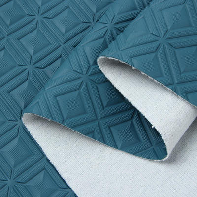 PVC-Diamant-Rautenmuster geprägtes Kunstleder für Auto-Fußmatten, Autositze, Sofa, Dekoration, Taschen, Kunstleder