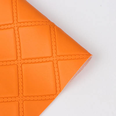 PVC Rhombus Prägung Geprägter Stil Künstliches Synthetisches Leder für Auto Fuß Autositz Sofa Dekorieren Tasche Kunstleder Stoff