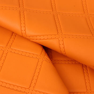 PVC Rhombus Prägung Geprägter Stil Künstliches Synthetisches Leder für Auto Fuß Autositz Sofa Dekorieren Tasche Kunstleder Stoff