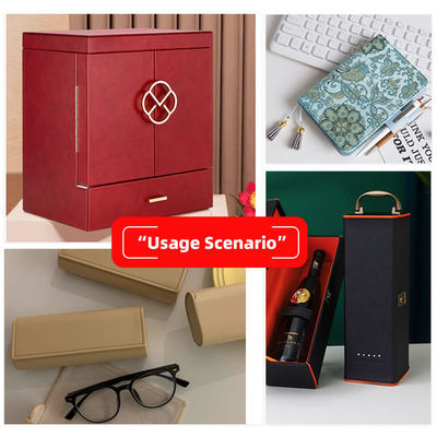 PVC-Blumenmuster Kunstleder synthetisches Leder Geldbörse Box Schuhe Notizbuch Kunstleder Stoff