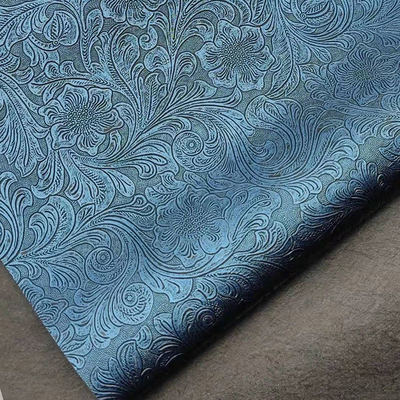 PVC-Blumenmuster Kunstleder synthetisches Leder Geldbörse Box Schuhe Notizbuch Kunstleder Stoff