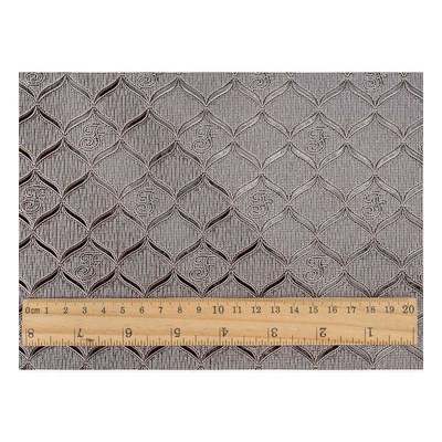 Spot Großhandel PVC Helles Geometrisches Muster Künstliches Synthetisches Leder Verpackung Geldbörse Box Notizbuch Kunstleder Stoff