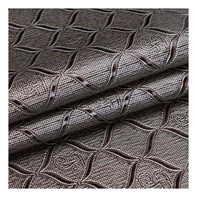 Spot Großhandel PVC Helles Geometrisches Muster Künstliches Synthetisches Leder Verpackung Geldbörse Box Notizbuch Kunstleder Stoff