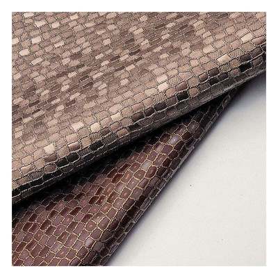 Großhandel PVC Perlglanz Steinmaserung Muster Künstliches Kunstleder Verpackung Geldbörse Box Schuhe Notizbuch Kunstleder Stoff