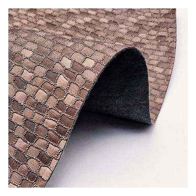 Großhandel PVC Perlglanz Steinmaserung Muster Künstliches Kunstleder Verpackung Geldbörse Box Schuhe Notizbuch Kunstleder Stoff