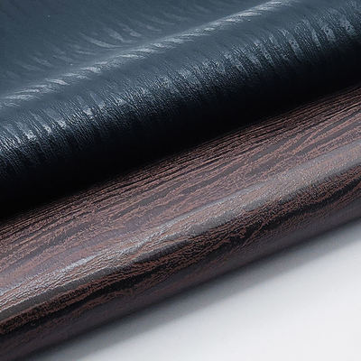 Großhandel PVC Streifen Leder Kunstleder Synthetikleder Holz Druck Verpackung Geldbörse Box Schuhe Notizbuch Kunstleder Stoff