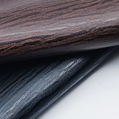 Großhandel PVC Streifen Leder Kunstleder Synthetikleder Holz Druck Verpackung Geldbörse Box Schuhe Notizbuch Kunstleder Stoff