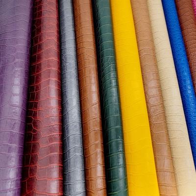 Pvc Krokodilkorn künstliches synthetisches Leder Brieftaschenbox Schuhe Ntoebook Falsches Ledergewebe
