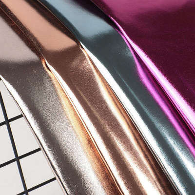 Metallfilm PU R61 Schafkorn Kunstleder Kleidung Geldbörse Box Schuhe Tasche Notizbuch Kunstleder Stoff