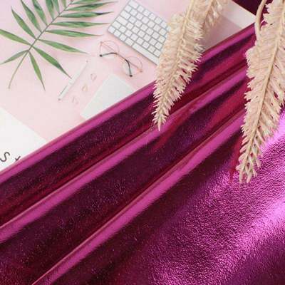 Metallfilm PU R61 Schafkorn Kunstleder Kleidung Geldbörse Box Schuhe Tasche Notizbuch Kunstleder Stoff