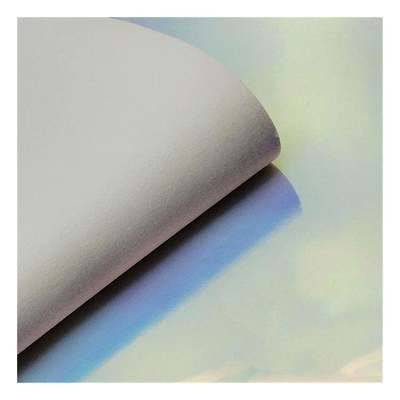 Regenbogen Pu Holographisch Metallisch Farbspiegel Leder Synthetisch Kunststoff Fälschung Schuhe Gehäuse Handtasche Notizbuch Leder Stoff