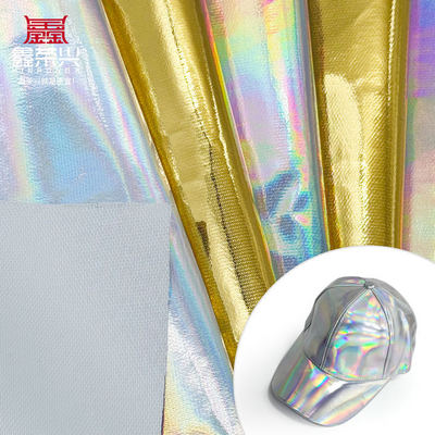 PVC Holographische Leder Laser Metallspiegel Synthetisches Leder Wasserdicht Fälschungsmaterialien für Sofa Tischmatte Vanity Case Schuhe