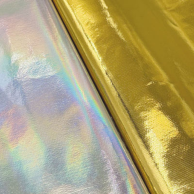 PVC Holographische Leder Laser Metallspiegel Synthetisches Leder Wasserdicht Fälschungsmaterialien für Sofa Tischmatte Vanity Case Schuhe