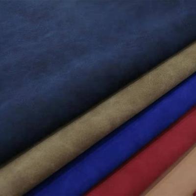 PU Nubuck Leder Synthetisches Leder Gewebe Imitation Baumwolle Boden Schuhe Taschen Notizbuch Gewebe Spot Großhandel