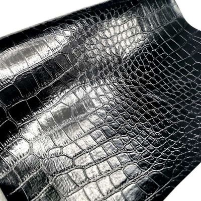 Highlight Krokodil PVC-Synthetikleder Tier Muster Schuhe Taschen und Boxen Günstiger Preis Kunstleder Stoff