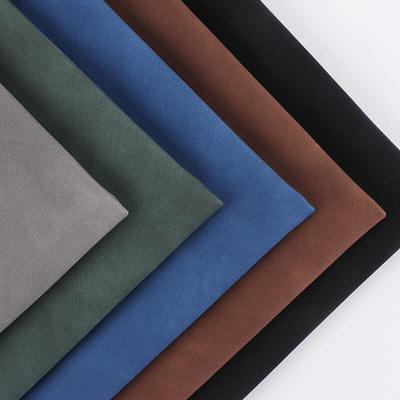 PU Zweifarbiges, mattiertes Schafsleder-Nubuk-Kunstleder, Taschen, Schuhe, Geldbörsen, Dekoration, Notizbücher, Etui, Kunstleder