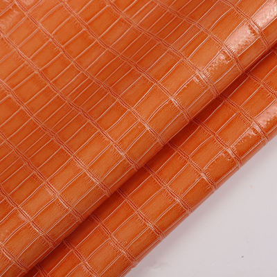 Hochglanz PVC Bambusmuster Maserung Kunstleder Dekor Schuhe Taschen Box Kunstleder Stoff