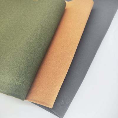 ECO Imitation Suede Mikrofiber PU Auskleidung Synthetisches Leder für Schuhe Tasche Gürtel Mittenscheiben Falsches Ledergewebe