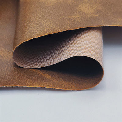 0.6mm Thickness 54/55" Width PVC Leather Faux Leather Fabric with 140cm Width for Multi-Application