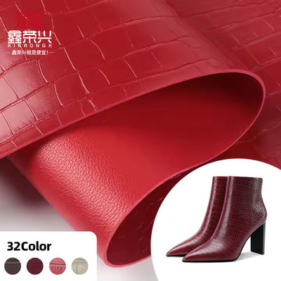 1.8mm starkes PVC-Leder mit Krokodilprägung, abriebfest und wasserabweisend für Taschen und Schuhe