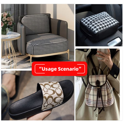 0,8 mm Dicke 54/55" Breite Abriebfestes PVC-Leder für Handtaschen, Schuhe und Möbel