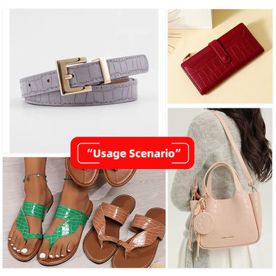 PVC-Leder Falschledergewebe mit Tiermuster 137cm Breite und doppelt gebürsteter Rückseite