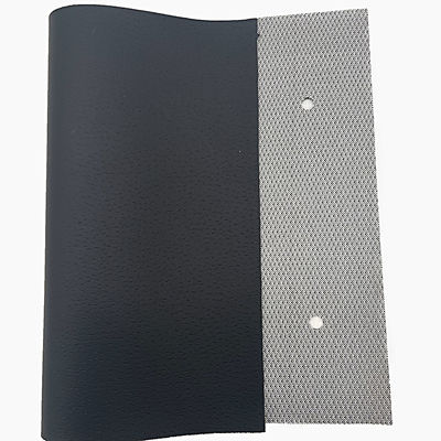 PVC-Leder Kunstleder Stoff mit 7 Farben auf Lager, 50 Yards MOQ und 100.000 Meter Produktionskapazität