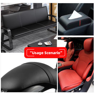 Reiner Klebstoff aus PVC Napa Grain Synthetisches Kunstleder Automotive Trimstuhl Sofa Bett Autositz Autositz Fuß Falschleder Stoff